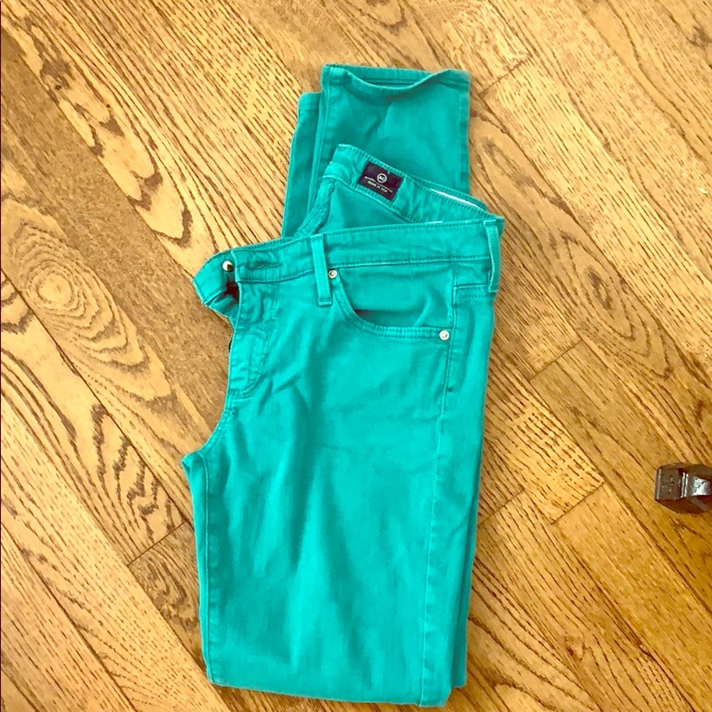 AG teal jeans